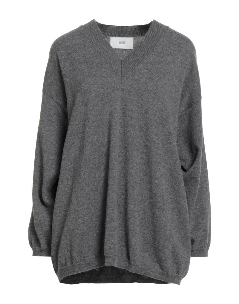 SOLOTRE Pullover Damen Grau von SOLOTRE