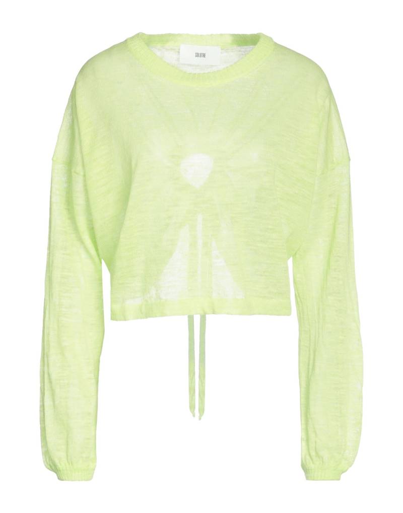 SOLOTRE Pullover Damen Limettengrün von SOLOTRE