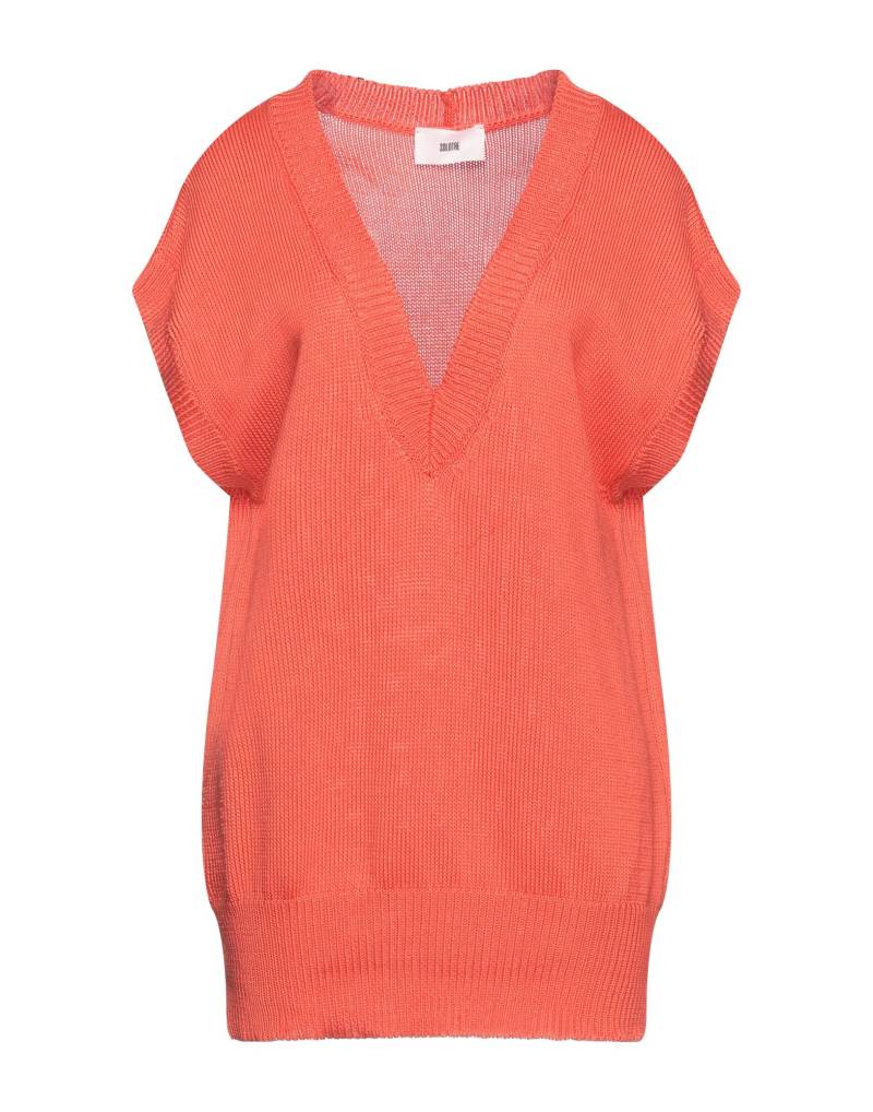 SOLOTRE Pullover Damen Koralle von SOLOTRE