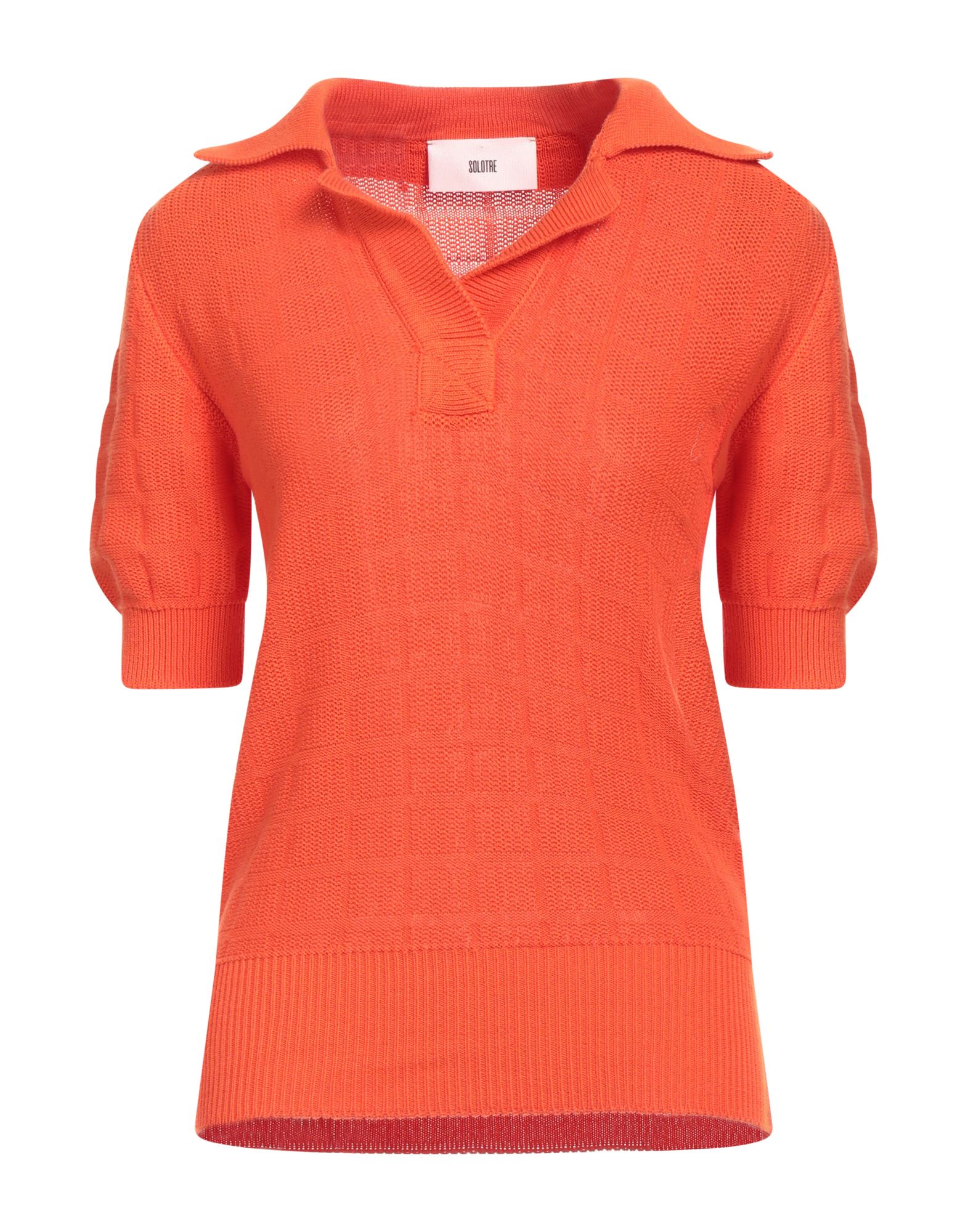 SOLOTRE Pullover Damen Orange von SOLOTRE