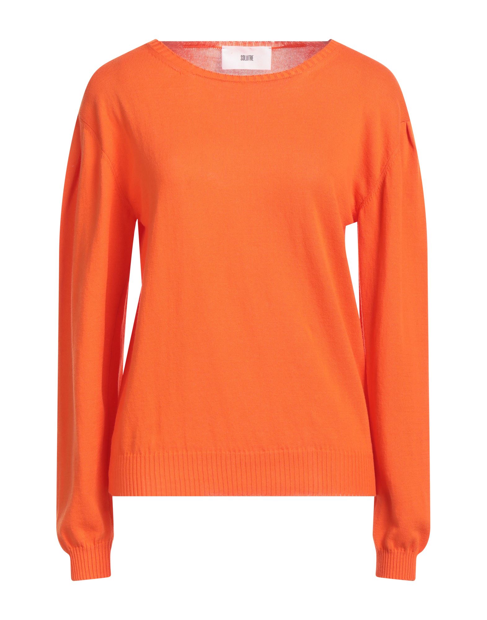 SOLOTRE Pullover Damen Orange von SOLOTRE
