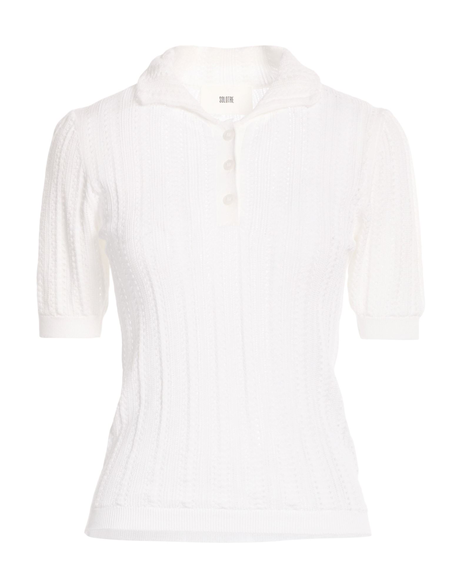 SOLOTRE Pullover Damen Weiß von SOLOTRE