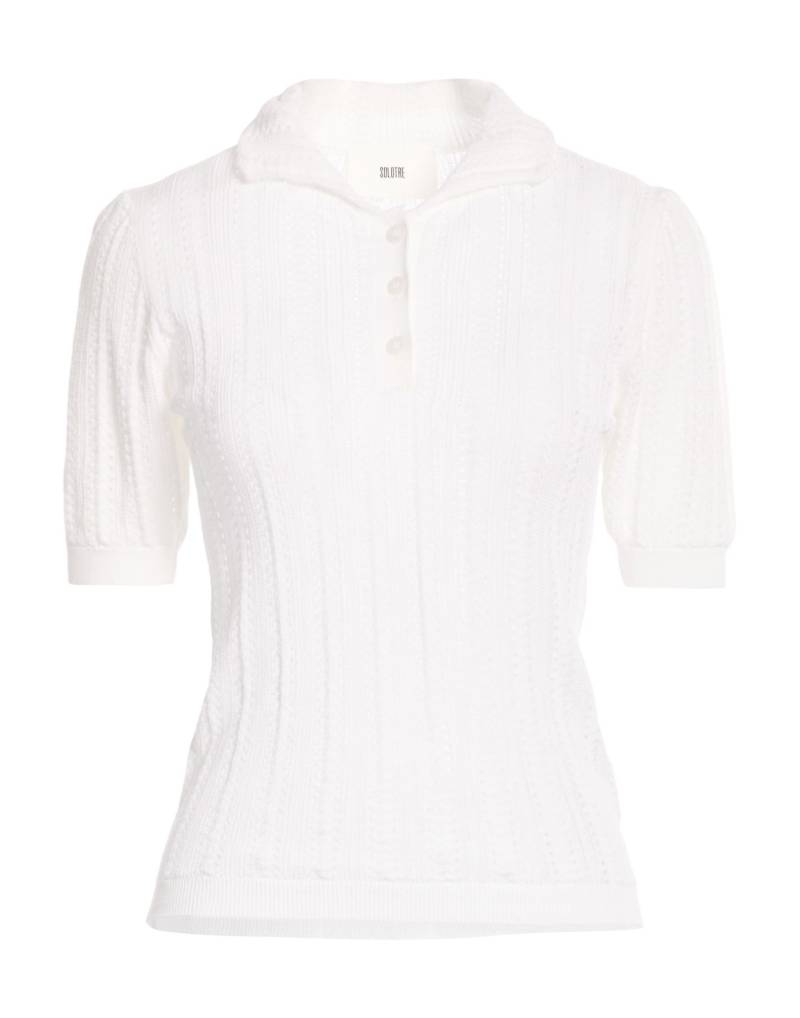 SOLOTRE Pullover Damen Weiß von SOLOTRE