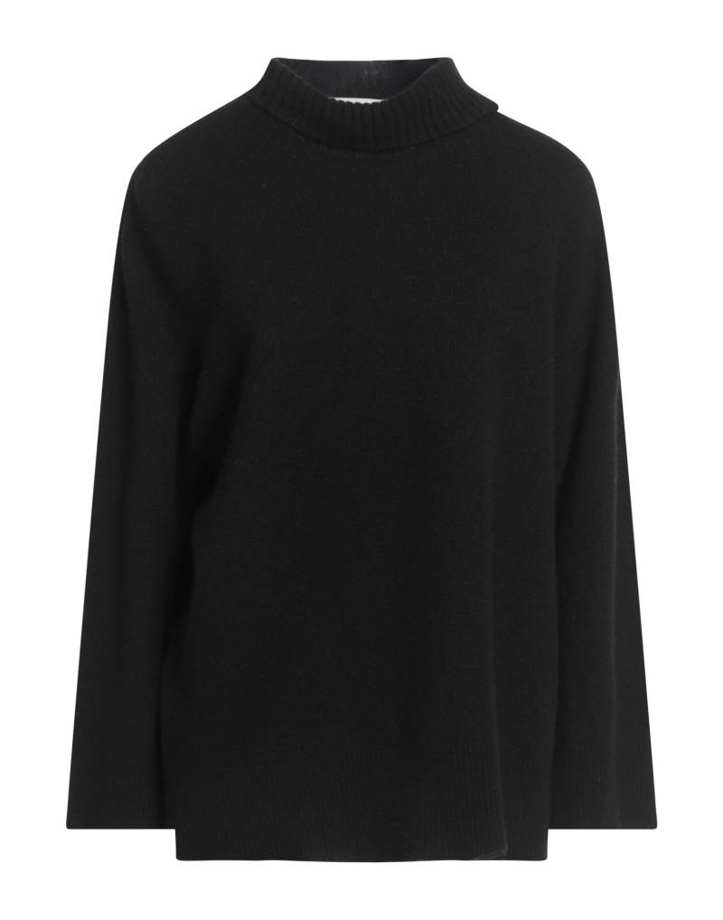 SOLOTRE Rollkragenpullover Damen Schwarz von SOLOTRE