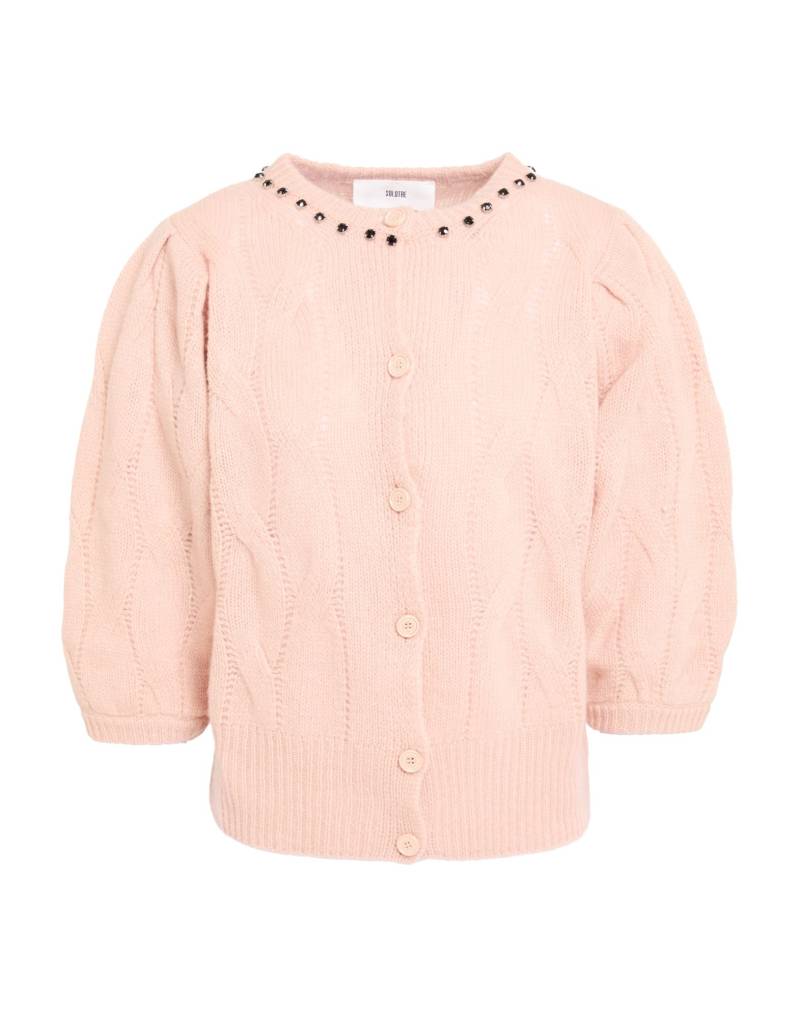 SOLOTRE Strickjacke Damen Hellrosa von SOLOTRE