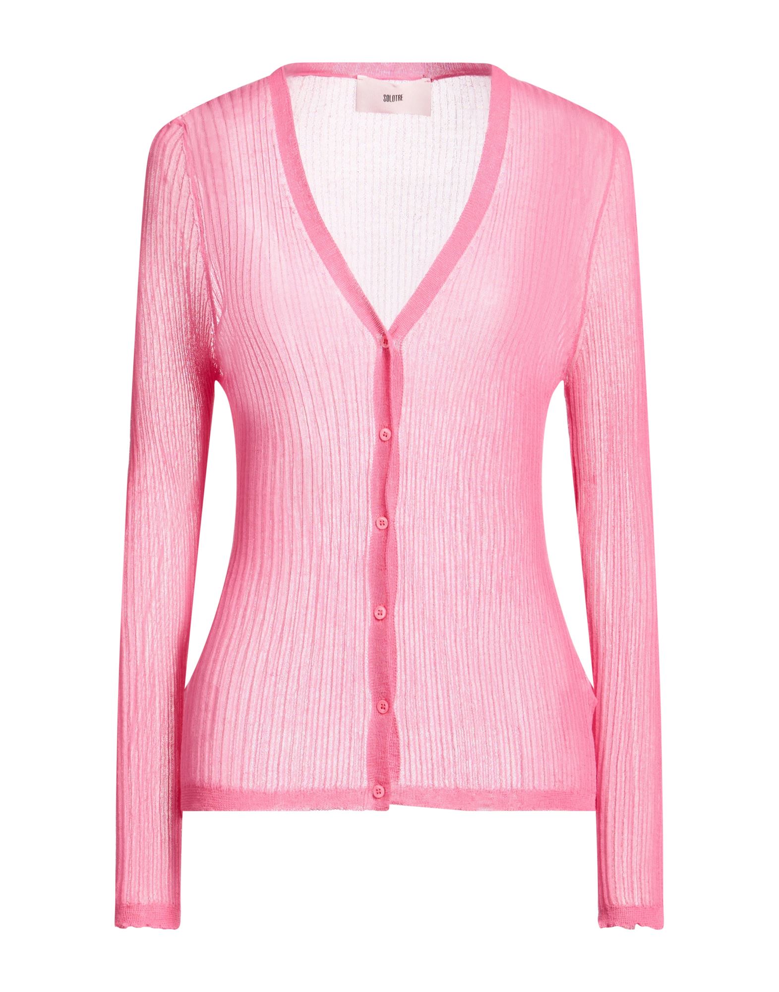 SOLOTRE Strickjacke Damen Rosa von SOLOTRE
