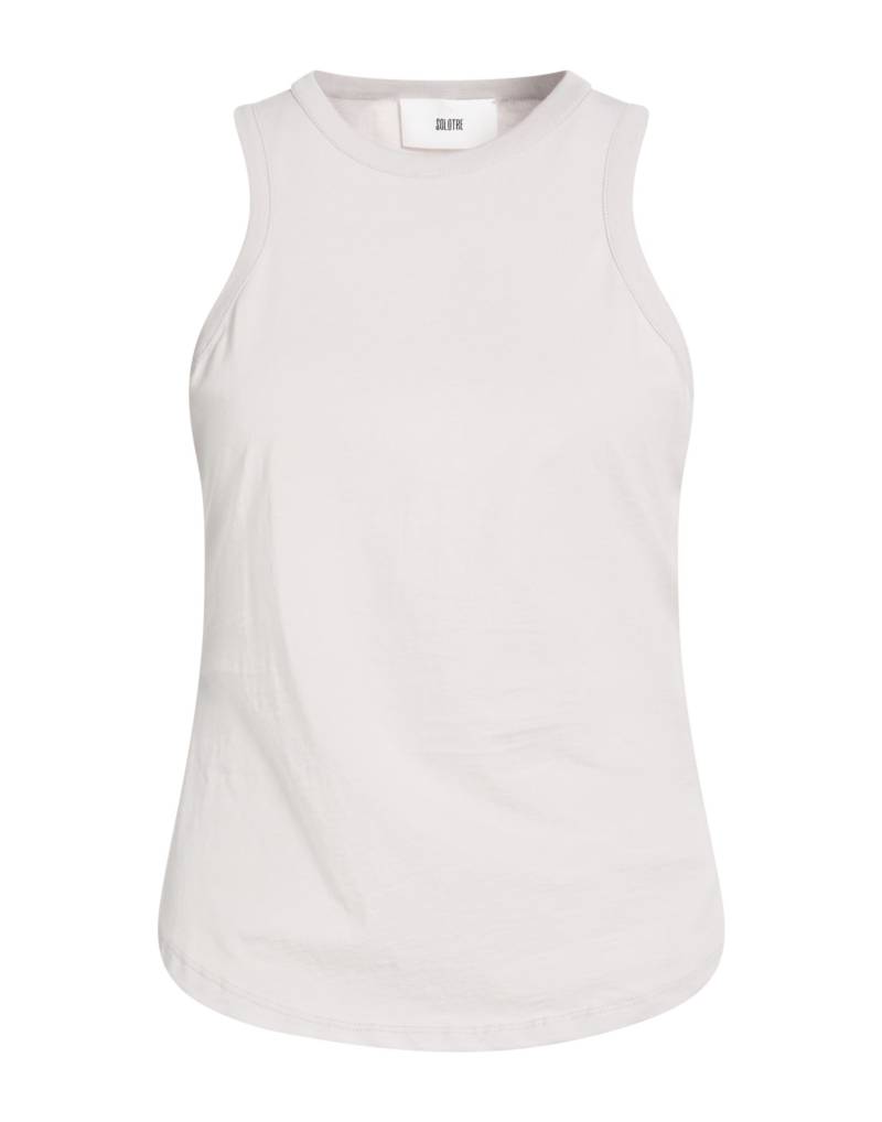 SOLOTRE Tank Top Damen Hellgrau von SOLOTRE