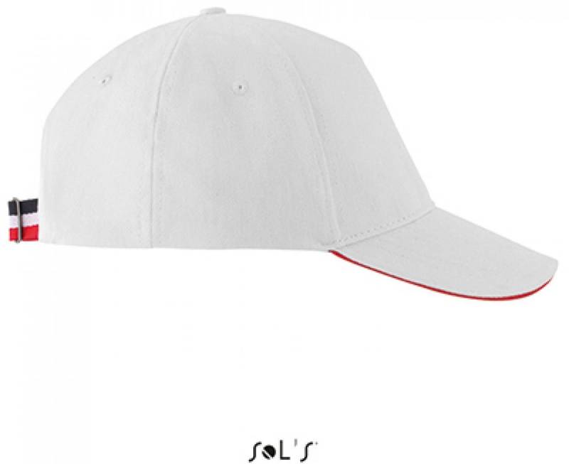 SOLS Baseball Cap 5 Panel Unisex Contrast Three-Colour Cap Longchamp von SOLS