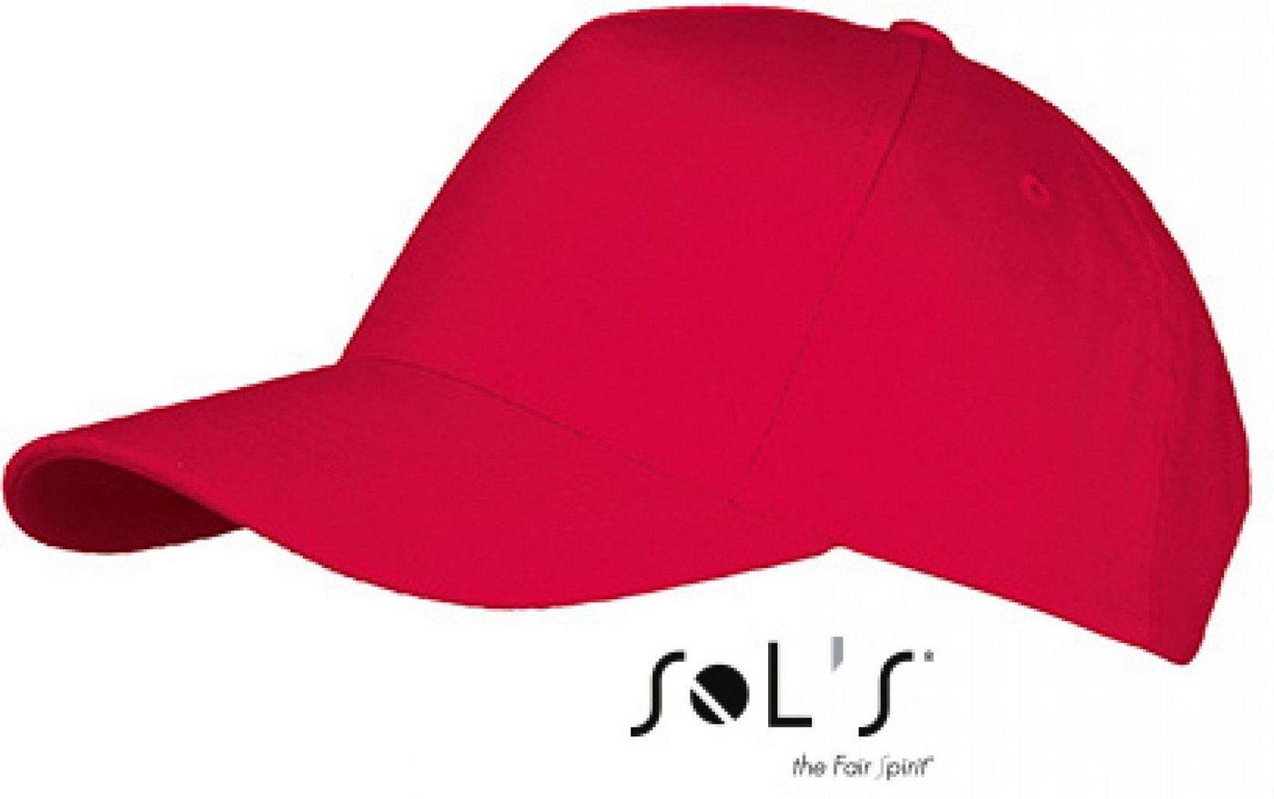 SOLS Baseball Cap Five Panels Cap Long Beach / Verstellbarer Metallverschluss von SOLS