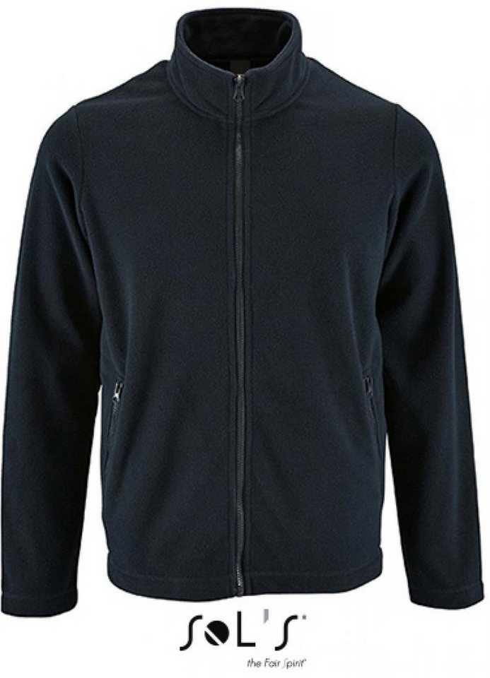 SOLS Fleecejacke Herren Plain Fleece Jacket Norman von SOLS