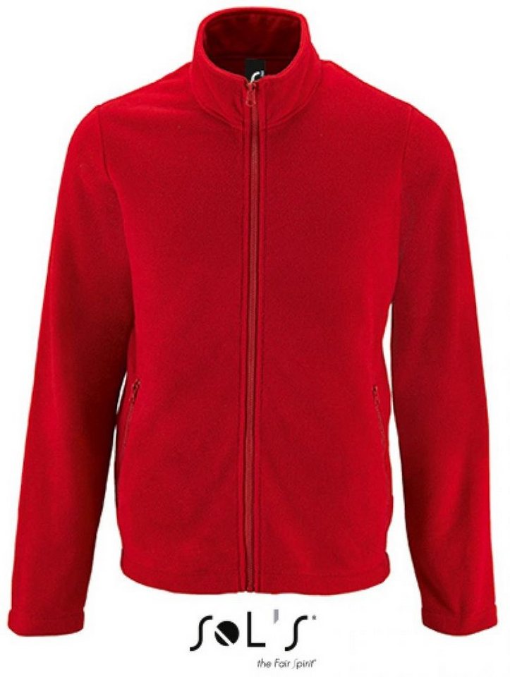SOLS Fleecejacke Herren Plain Fleece Jacket Norman von SOLS