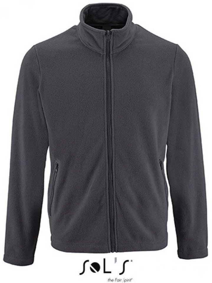 SOLS Fleecejacke Herren Plain Fleece Jacket Norman von SOLS
