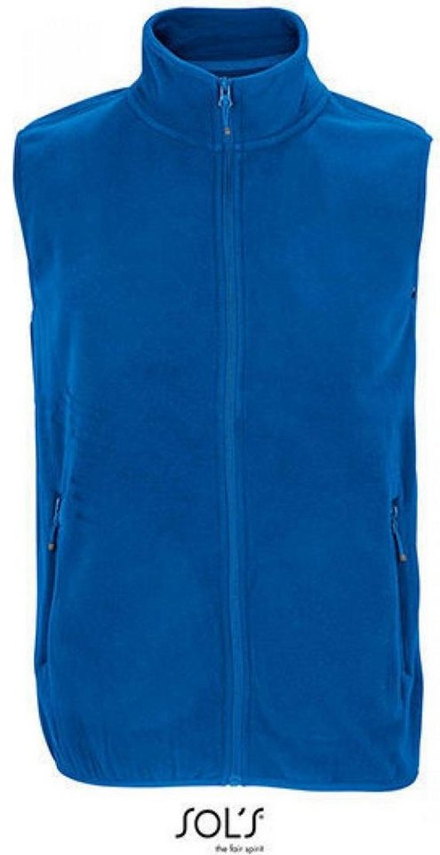 SOLS Fleeceweste Unisex Factor Zipped Fleece Bodywarmer von SOLS