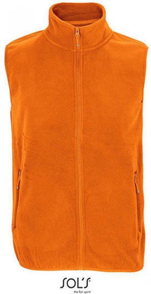 SOLS Fleeceweste Unisex Factor Zipped Fleece Bodywarmer von SOLS