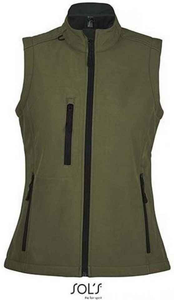 SOLS Funktionsweste Damen Sleeveless Softshell Rallye Bodywarmer / Weste von SOLS
