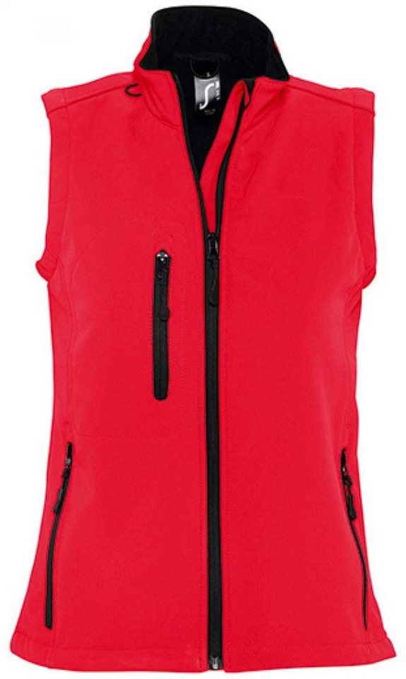 SOLS Funktionsweste Damen Sleeveless Softshell Rallye Bodywarmer / Weste von SOLS