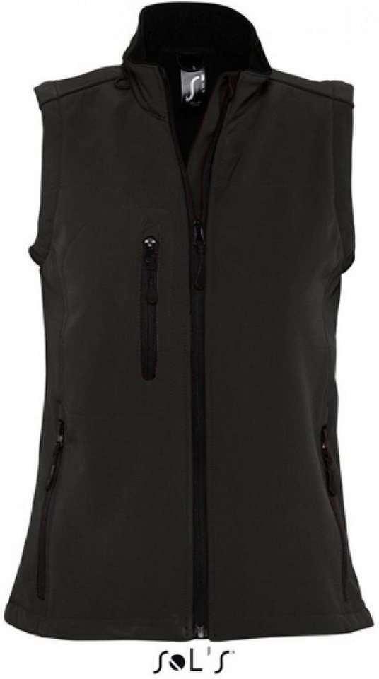SOLS Funktionsweste Damen Sleeveless Softshell Rallye Bodywarmer / Weste von SOLS