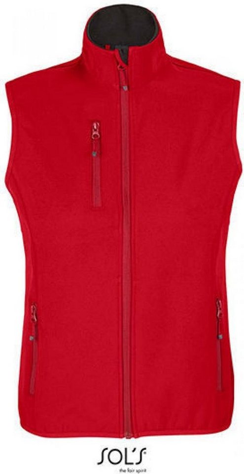 SOLS Funktionsweste Women´s Falcon Zipped Damen Softshell Bodywarmer von SOLS