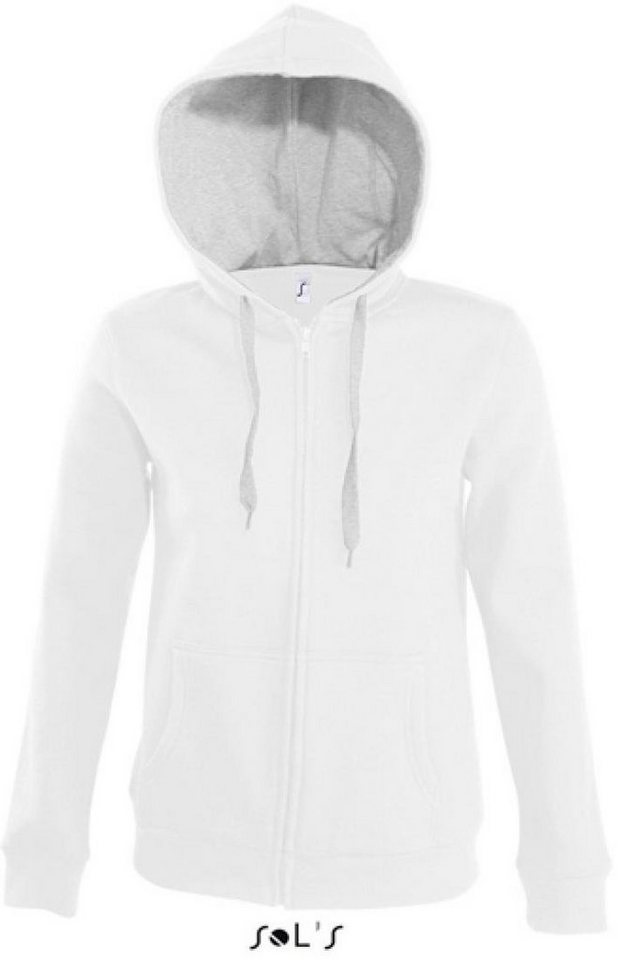 SOLS Kapuzensweatjacke Contrast Hooded Zip Jacket Soul Women von SOLS