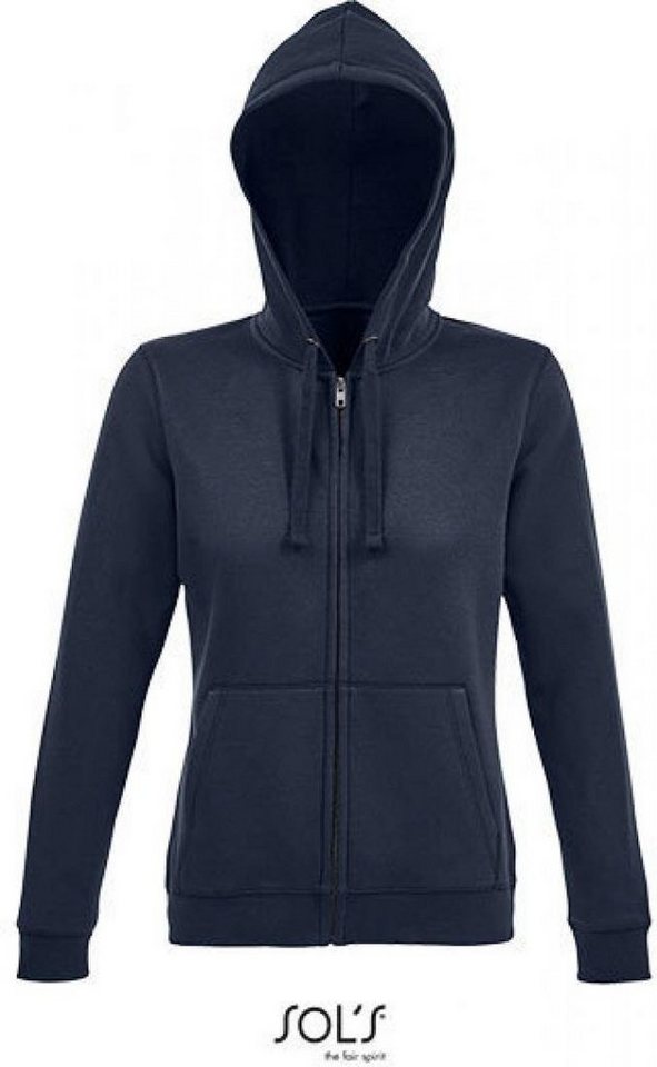 SOLS Kapuzensweatjacke Damen Jacke Women´s Zip Hoodie Spike von SOLS