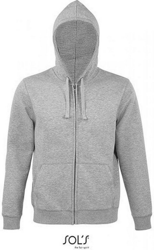 SOLS Kapuzensweatjacke Herren Jacke Men´s Zip Hoodie Spike von SOLS
