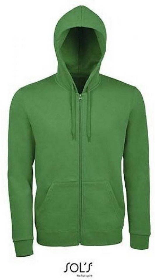 SOLS Kapuzensweatjacke Herren Stone Sweat / Molton innen angeraut von SOLS