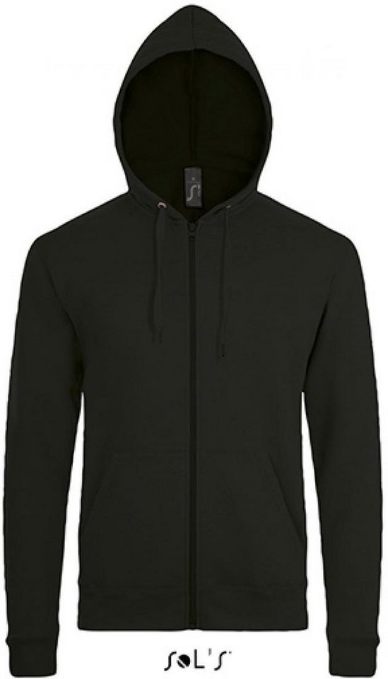 SOLS Kapuzensweatjacke Herren Stone Sweat / Molton innen angeraut von SOLS