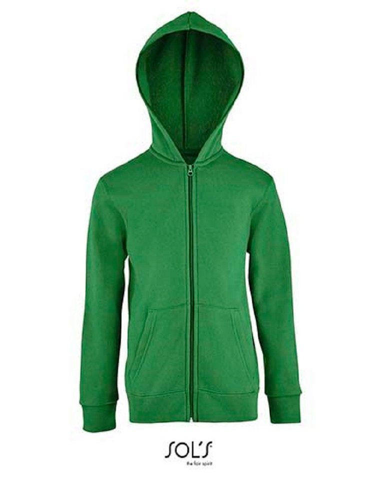 SOLS Kapuzensweatjacke Kinder Kapuzenpullover / Hoody mit Reißverschluss viele Farben von SOLS