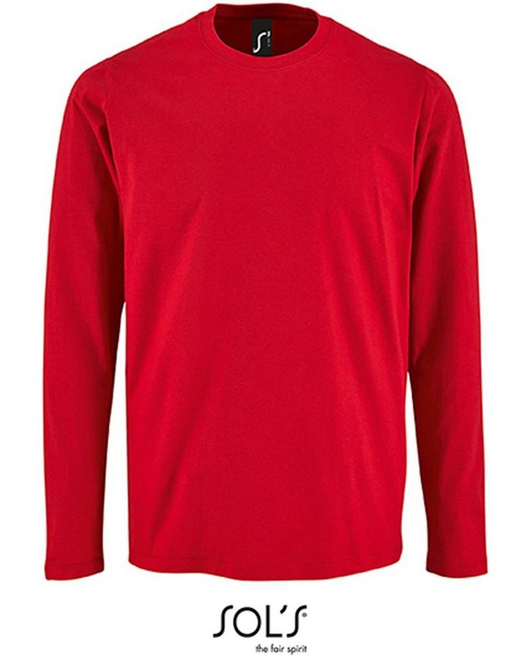 SOLS Langarmshirt 1er/2er Pack Kinder Langarm-Shirt für Mädchen u. Jungen (2-tlg) 100% Baumwolle - 190 g/m² von SOLS