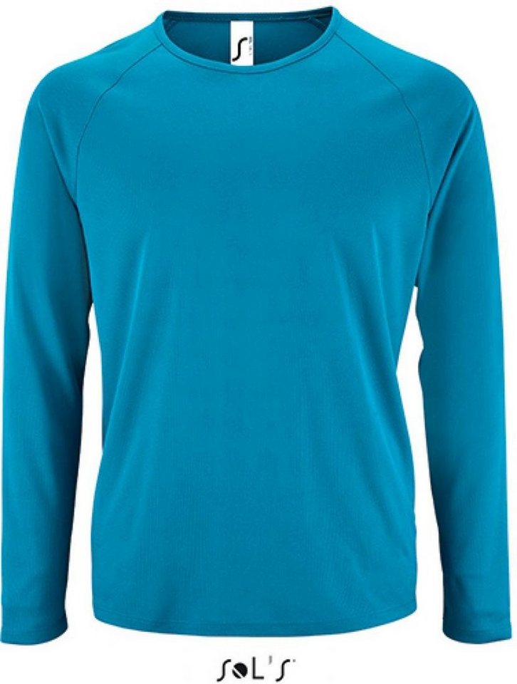 SOLS Langarmshirt Herren Long-Sleeve Sports T-Shirt Sporty von SOLS