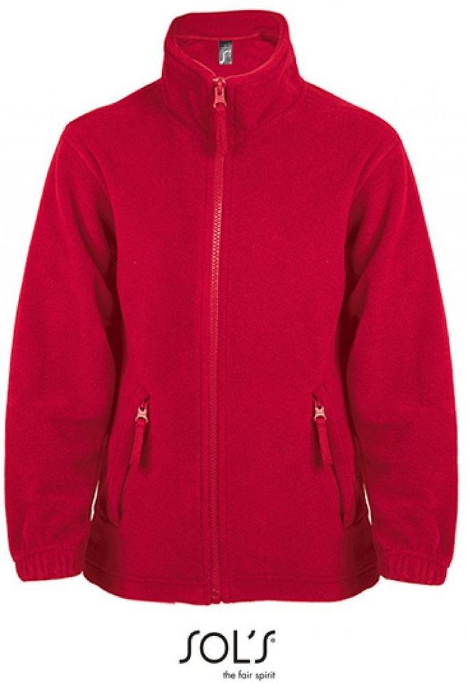 SOLS Outdoorjacke Kids Fleecejacket North / Elastische Bündchen von SOLS