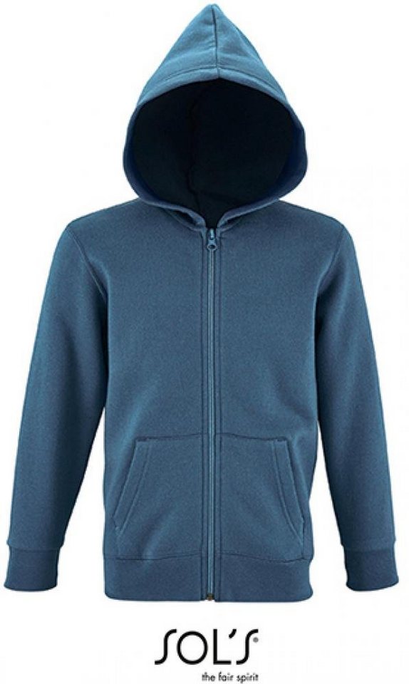 SOLS Outdoorjacke Kids Zip Hoodie Stone von SOLS