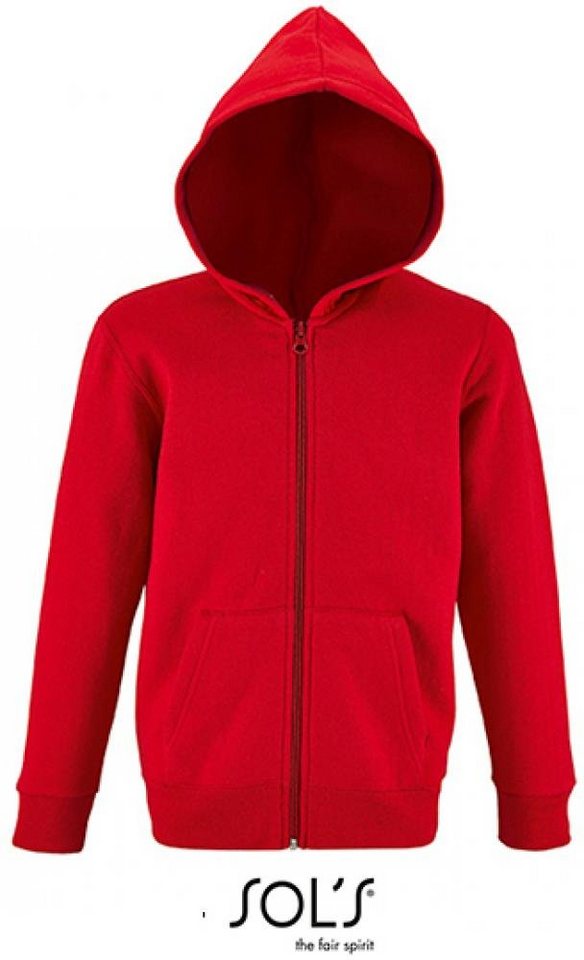 SOLS Outdoorjacke Kids Zip Hoodie Stone von SOLS