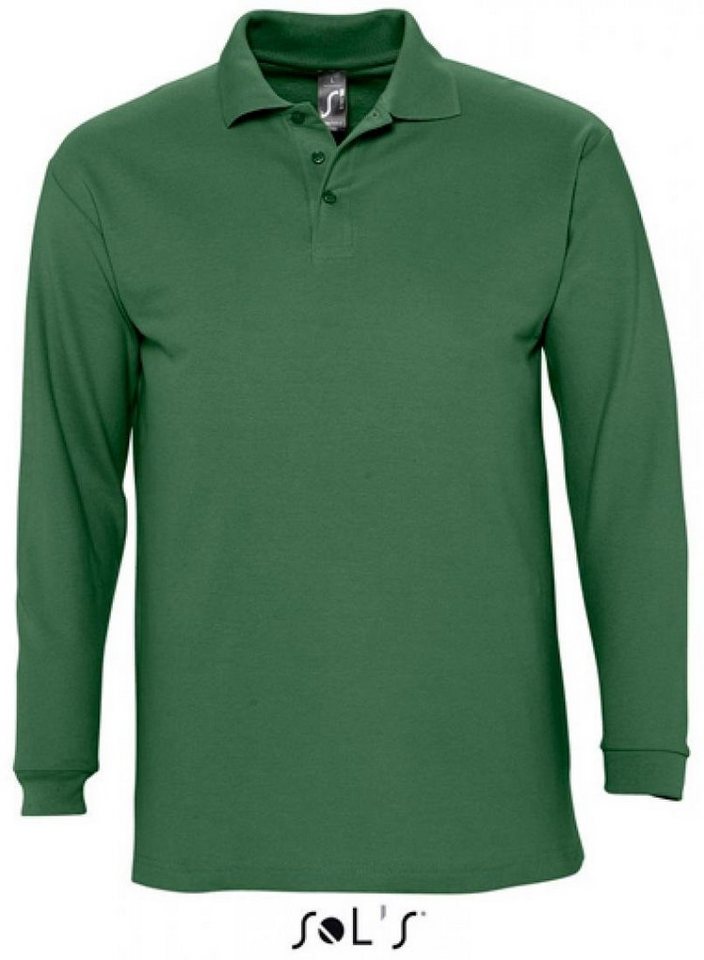 SOLS Langarm-Poloshirt Herren Longsleeve Poloshirt Winter II von SOLS