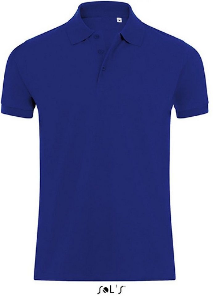 SOLS Poloshirt Herren Phoenix Polo / Gekämmte, ringgesponnene Baumwolle von SOLS