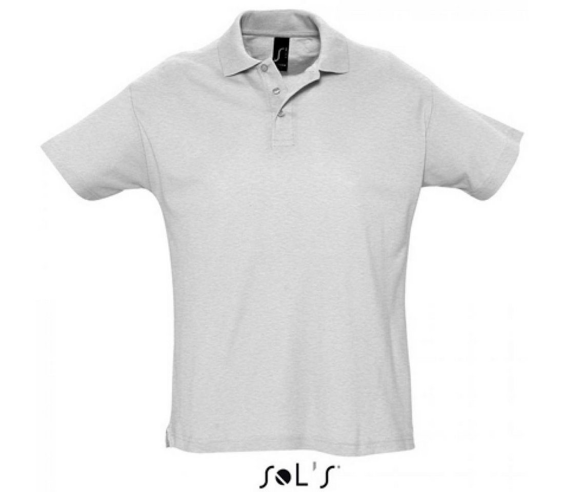 SOLS Poloshirt Herren Summer Poloshirt II Seitenschlitze von SOLS