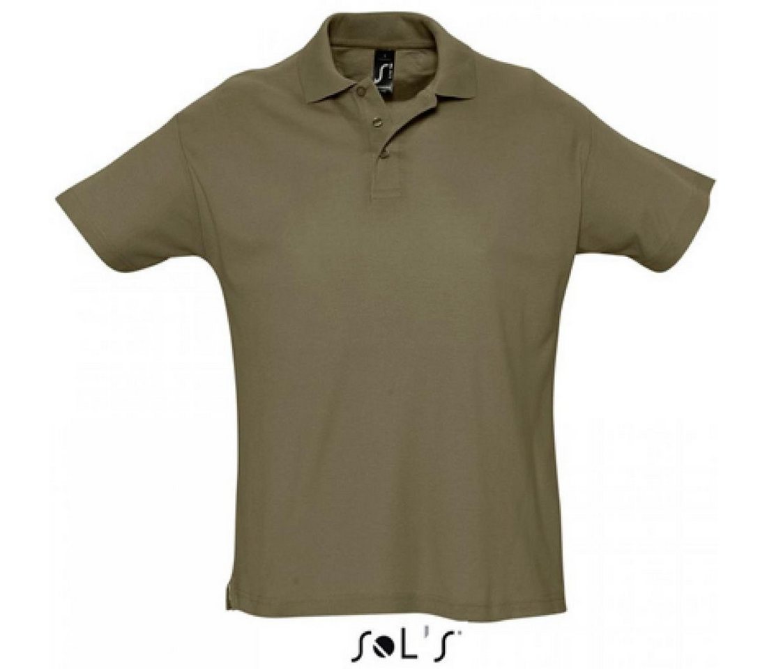 SOLS Poloshirt Herren Summer Poloshirt II Seitenschlitze von SOLS