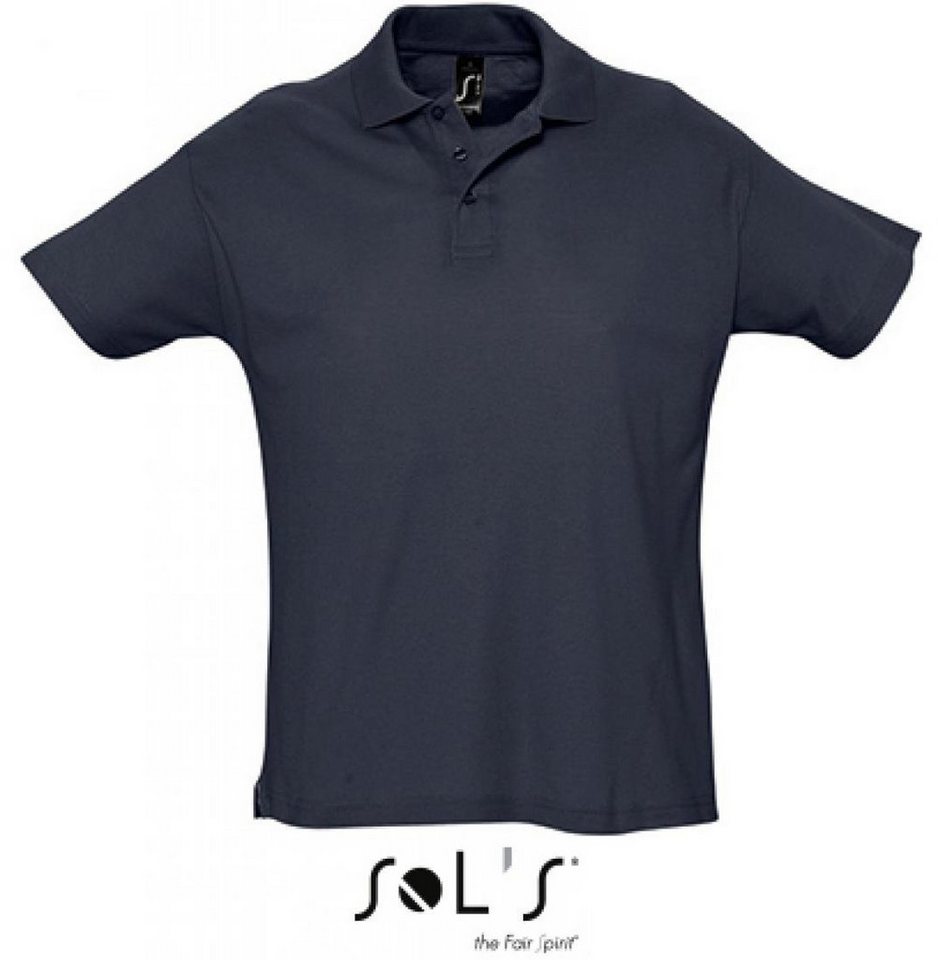 SOLS Poloshirt Herren Summer Poloshirt II Seitenschlitze von SOLS