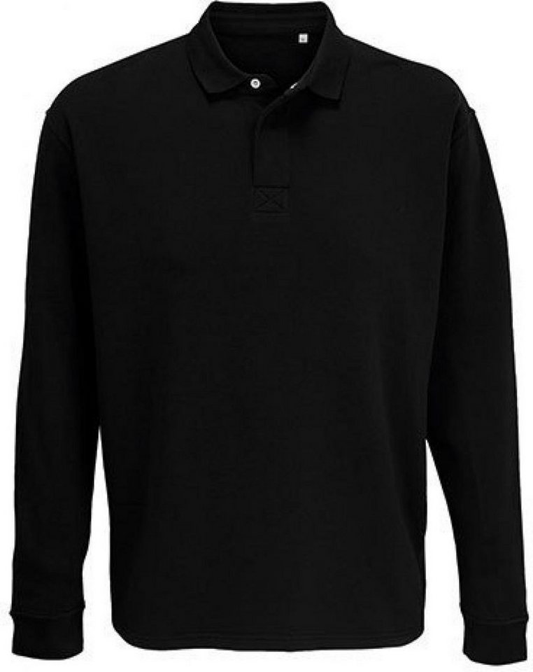 SOLS Langarm-Poloshirt Unisex Polo Collar Sweatshirt Heritage XS bis 5XL von SOLS