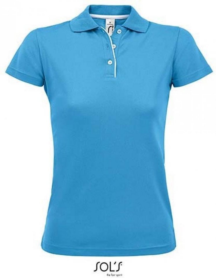 SOLS Poloshirt Womens Sports Damen Poloshirt Performer von SOLS