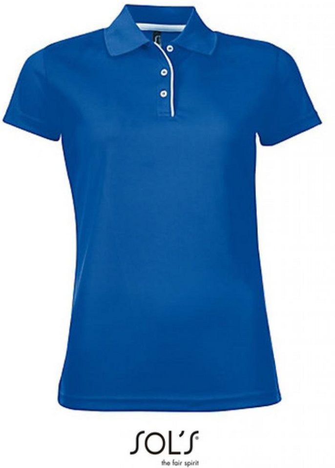 SOLS Poloshirt Womens Sports Damen Poloshirt Performer von SOLS