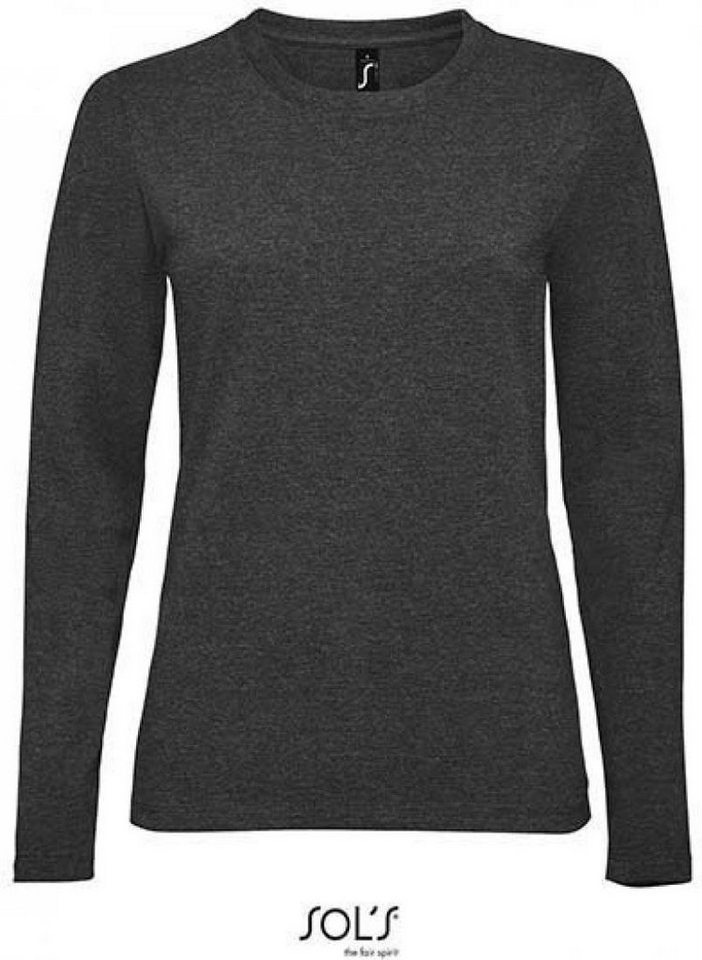 SOLS Rundhalsshirt Damen Long-Sleeve T-Shirt Imperial SOLS Rundhalsshirt Damen Long-Sleeve T-Shirt Imperial von SOLS