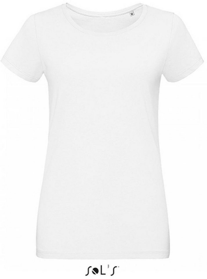 SOLS Rundhalsshirt Damen-Martin Women T-Shirt -155 Jersey, 100% gekämmte Baumw. von SOLS