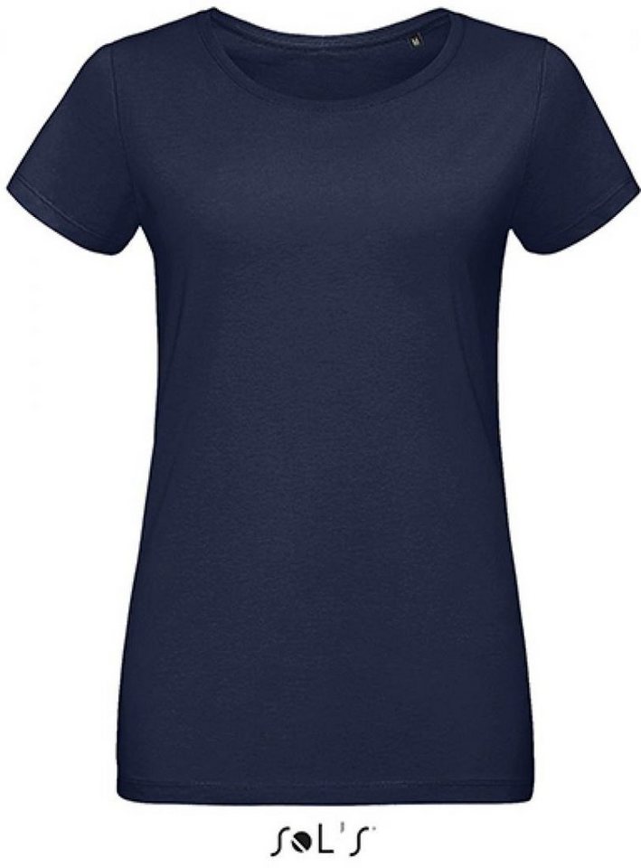 SOLS Rundhalsshirt Damen-Martin Women T-Shirt -155 Jersey, 100% gekämmte Baumw. von SOLS