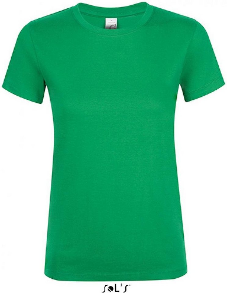 SOLS Rundhalsshirt Damen Regent T-Shirt / Halbgekämmte ringgesponnene Baumwolle von SOLS