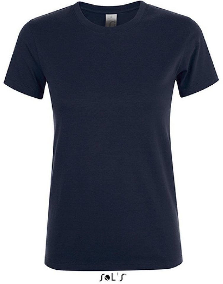 SOLS Rundhalsshirt Damen Regent T-Shirt / Halbgekämmte ringgesponnene Baumwolle von SOLS