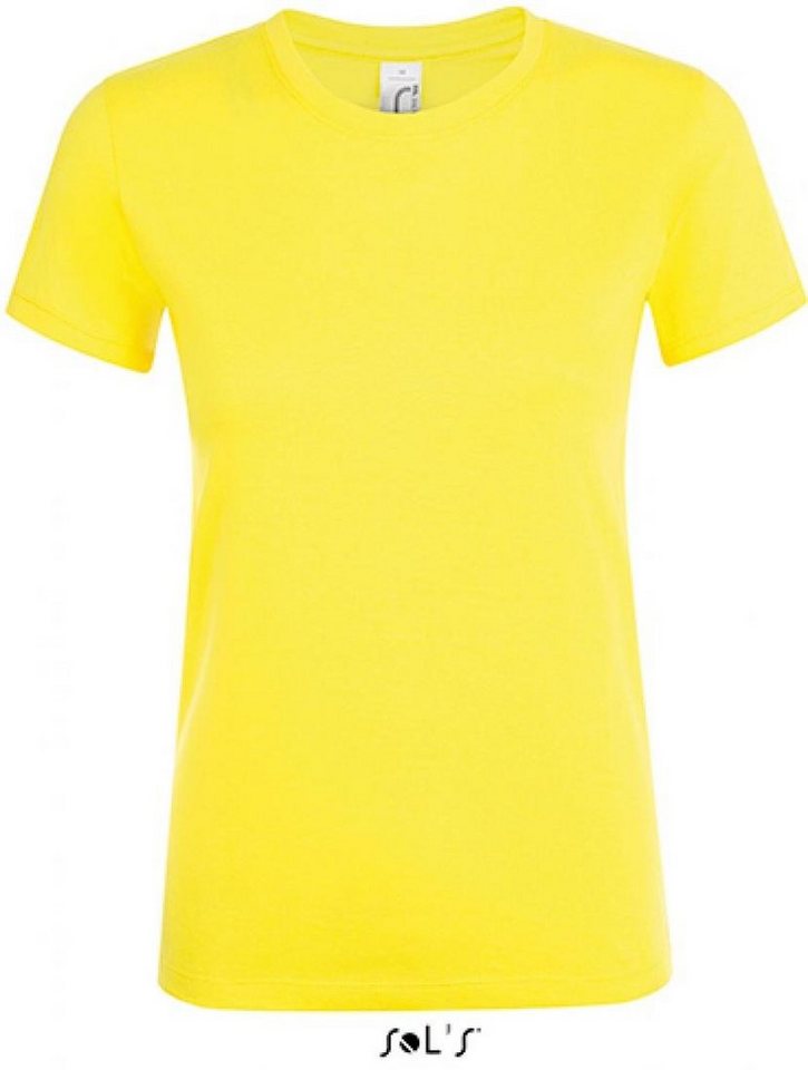 SOLS Rundhalsshirt Damen Regent T-Shirt / Halbgekämmte ringgesponnene Baumwolle SOLS Rundhalsshirt Damen Regent T-Shirt / Halbgekämmte ringgesponnene Baumwolle von SOLS