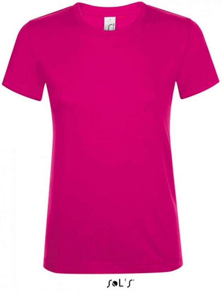SOLS Rundhalsshirt Damen Regent T-Shirt / Halbgekämmte ringgesponnene Baumwolle SOLS Rundhalsshirt Damen Regent T-Shirt / Halbgekämmte ringgesponnene Baumwolle von SOLS