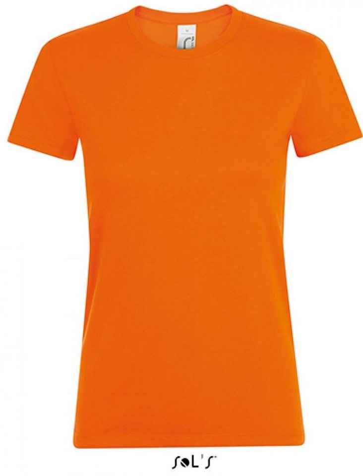 SOLS Rundhalsshirt Damen Regent T-Shirt / Halbgekämmte ringgesponnene Baumwolle von SOLS