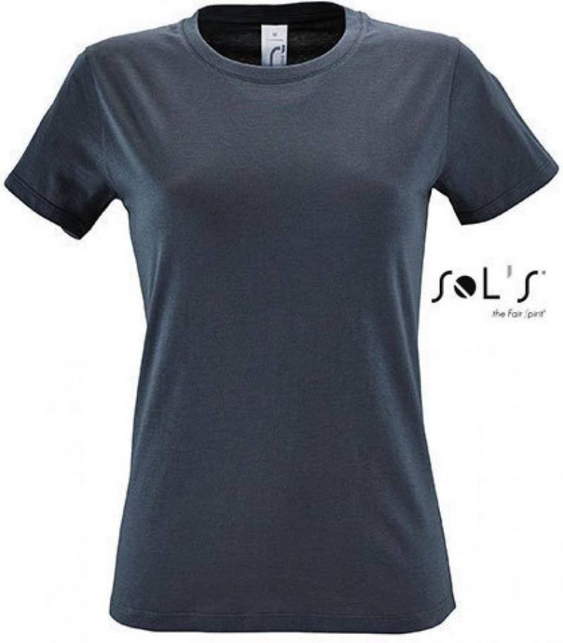 SOLS Rundhalsshirt Damen Regent T-Shirt / Halbgekämmte ringgesponnene Baumwolle SOLS Rundhalsshirt Damen Regent T-Shirt / Halbgekämmte ringgesponnene Baumwolle von SOLS